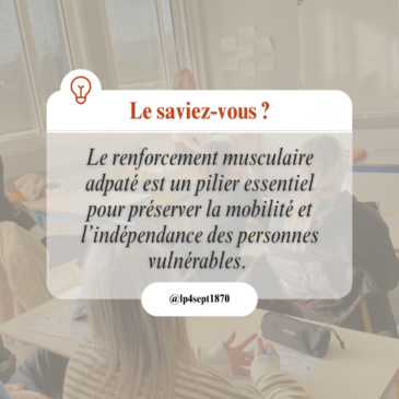 Intervention sport santé – 27.01.26
